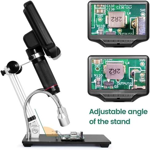 مجموعة المجهر AD207 AD206 AD407 AD208 مجهر LCD طويل المسافة كائن المجهر شرائح المجهر البصري in Kuwait