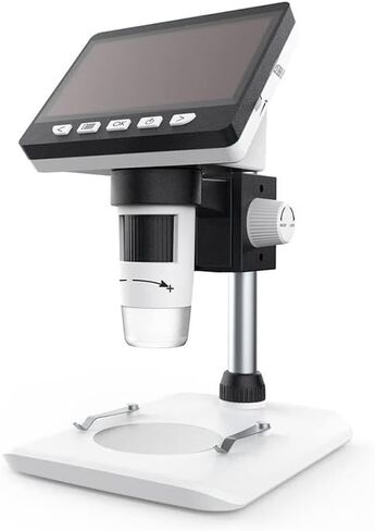 Microscope Kit 1080P 8LED Microscope Practical Portable LCD Electronic Video Microscopes Microscope Slides in Kuwait
