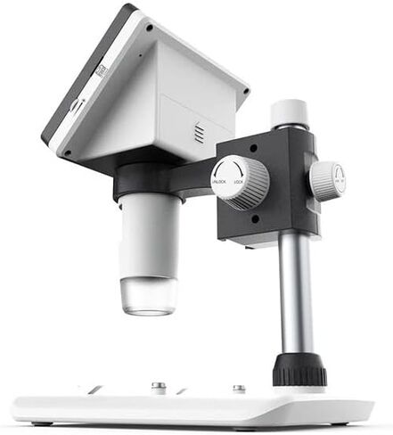 Microscope Kit 1080P 8LED Microscope Practical Portable LCD Electronic Video Microscopes Microscope Slides in Kuwait
