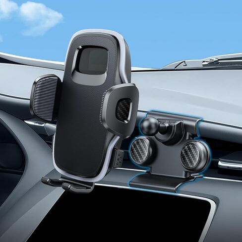 ELOHEI Phone Holder for Cadillac XT4 with Custom Base, Specifically Design Car Phone Mount for Cadillac XT4 2018 2019 2020 2021 20222 2023 2024 2025 Car Accessories (HE05) in Kuwait