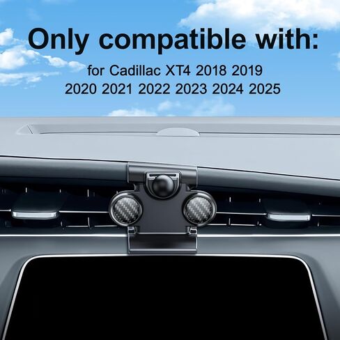 ELOHEI Phone Holder for Cadillac XT4 with Custom Base, Specifically Design Car Phone Mount for Cadillac XT4 2018 2019 2020 2021 20222 2023 2024 2025 Car Accessories (HE05) in Kuwait