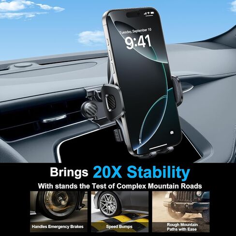 ELOHEI Phone Holder for Cadillac XT4 with Custom Base, Specifically Design Car Phone Mount for Cadillac XT4 2018 2019 2020 2021 20222 2023 2024 2025 Car Accessories (HE05) in Kuwait