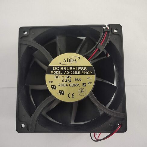ل ADDA AD1224LB-F91GP DC 24V 0.42A 120X120X38mm 2pin العاكس مروحة التبريد in Kuwait