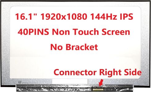 شاشة بديلة LCD جديدة FHD 1920x1080 (بدون لمس) 16.1 بوصة N161HMA-GAK 144 هرتز IPS 40 Pin Matte لـ HP Victus 16-e0085cl لتطبيق الكمبيوتر المحمول/الشاشة/الشاشة/LCD in Kuwait