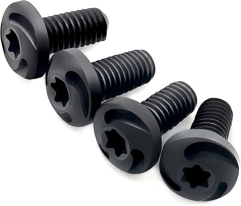 Guuun CZ Grip Screws, 4 O Rings, T10 Torx Key, 2 Stainless Steel Screws - Black in Kuwait