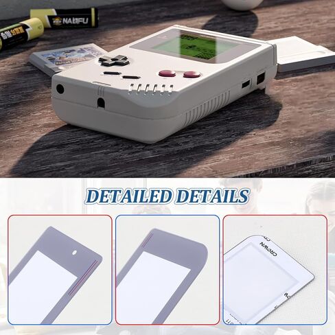 قطعتان من الزجاج الأمامي لنظام Gameboy GB غطاء عدسة الشاشة الواقية لجهاز Game boy GB لوحة زجاجية لعدسة الشاشة الأمامية مع أدوات (رمادي) in Kuwait