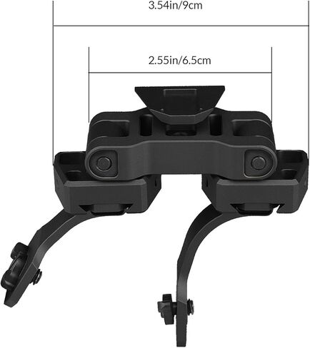 YSS NVG جبل مزدوج J ARM تتوافق جبل ل PVS 14 مناظير للرؤية الليلية/أحادي العين محول جسر معدني in Kuwait