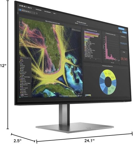 شاشة HP Z27k G3 27 بوصة فئة 4K UHD LCD - 16:9 - أسود in Kuwait