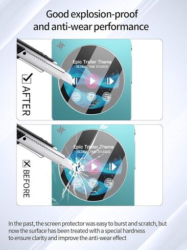 واقي شاشة لمشغل موسيقى هاي فاي المحمول FIIO DISC، طبقة نانوفيلم عالية الدقة مقاومة للخدش، شفاف عالي الدقة، خالٍ من الفقاعات مع مجموعة تركيب سهلة، 4 عبوات in Kuwait