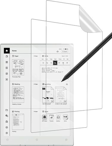 واقي شاشة غير لامع من قطعتين لجهاز Viwoods AiPaper Mini Tablet مقاس 8.2 بوصة، كتابة فيلم ناعم الملمس سهل التركيب، بدون فقاعات، مضاد للخدش in Kuwait
