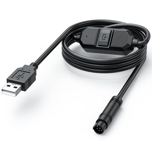 كابل تعزيز USB AUTO-VOX للكاميرا الاحتياطية اللاسلكية مع موصل طاقة عرض 8 سنون لـ Solar 5B وSolar 5B Pro، يحافظ على لوحة القيادة الخاصة بك أنيقة مع طاقة USB مستقرة، سيارات الدفع الرباعي، RV، ملحقات الشاحنة in Kuwait