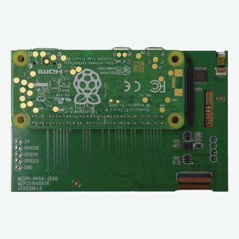 شاشة لمس 3.51 بوصة لـ Raspberry Pi Zero 2W / 2WH / W/Zero - شاشة LCD 320x480 DPI، لمسة مقاومة 4 أسلاك، تحديث 60 هرتز، اتصال GPIO المباشر (لا تتضمن لوحة Pi) in Kuwait