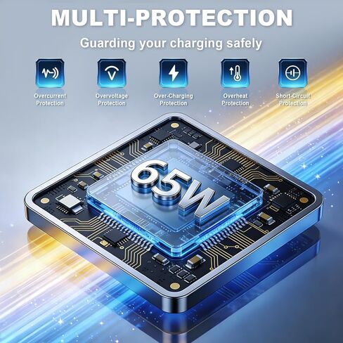 شاحن كمبيوتر محمول USB C بقدرة 65 وات متوافق مع HP Probook 465 445 460 440 450 455 G11 G10، ProBook 4 G1i/G1a/G1q 16 بوصة 14 بوصة سلك محول تيار متردد من النوع C in Kuwait