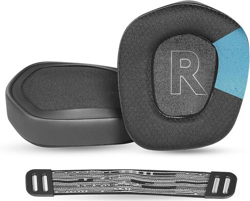 وسائد الأذن G733 واستبدال عصابة الرأس لسماعات Logitech G733، G535، G335، أغطية الأذن G535 مع نسيج مسامي وطبقة جل تبريد in Kuwait