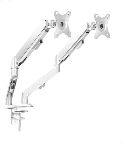 Monitor Arm Dual Monitor Mount for Most 17-30" Screens, Each Arm Holds Max 19.8lbs, Dual Monitor Desk Mount Arm with Height-Adjustable/Tilt/Swivel/Rotate Monitor Mount Arm, Black in Kuwait