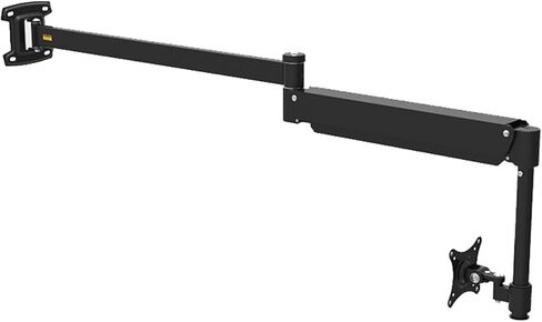 Monitor Bracket PC Wall Monitor Arm Extra LCD LCD Monitor Monitor Mounting Wall Mount Adjustable Stand with Gas Spring for 15-27'' Monitors Monitor Arm, Black in Kuwait