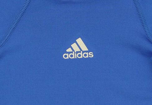 adidas Youth Boys Core Compression Long Sleeve Shirt, Dark Grey Heather in Saudi Arabia