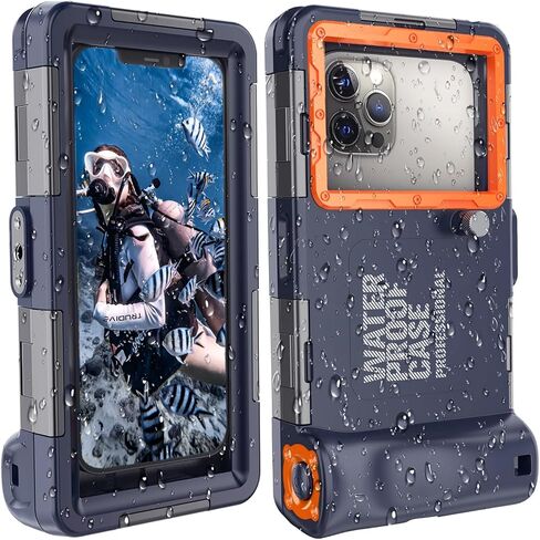2026 Underwater Phone Cases for Snorkeling, Waterproof Phone Case for Phone 17/16/15/14/13/12Pro Max for Galaxy S25/S24/S23/S22/S21,Scuba Underwater Photo Video Lake Blue in Saudi Arabia