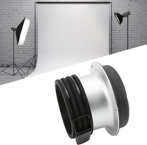 Speedring Adapter Ring for Monolight, Bowens Mount Converter, Aluminum Alloy Speedring to Bowens Adapter for Softbox Lighting Kit with Lightweight Portable Design in Kuwait