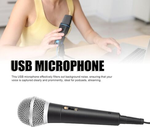 ميكروفون USB احترافي من Zunate للبث المباشر، ميكروفون سلكي مكثف قلبي لألعاب الكمبيوتر والبودكاست | قم بتوصيل وتشغيل معدات تسجيل الكمبيوتر المحمول لسطح المكتب in Kuwait