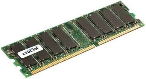 وحدة ذاكرة 2 جيجابايت، 184 دبوس DIMM، DDR PC3200 - CT25672Y40B من كروكيال in Kuwait