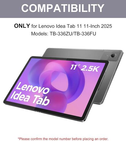for Lenovo Idea Tab 11'' 2025 Case with Keyboard, Detachable Bluetooth Keyboard for Idea 11inch Tablet Cover with Pen Holder, Smart Keypad Folio for Lenovo Tab 2025 Release TB-336ZU/336FU, Lavender in Kuwait