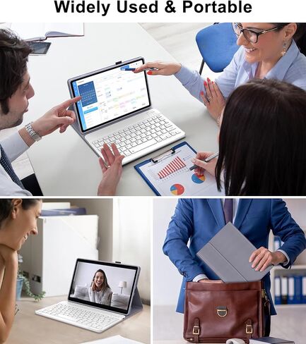for Lenovo Idea Tab 11'' 2025 Case with Keyboard, Detachable Bluetooth Keyboard for Idea 11inch Tablet Cover with Pen Holder, Smart Keypad Folio for Lenovo Tab 2025 Release TB-336ZU/336FU, Lavender in Kuwait