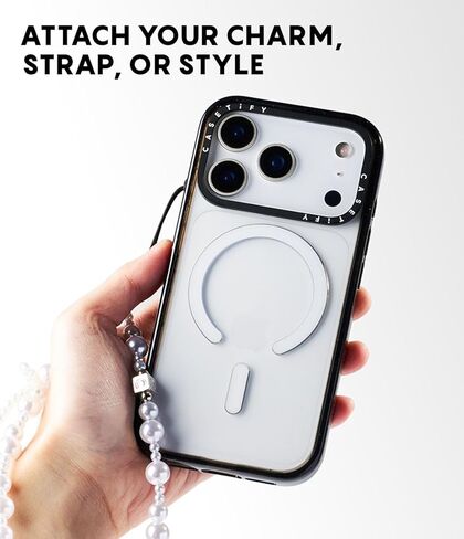 حافظة CASETiFY Impact iPhone 17 Pro Max [نحيفة/متوافقة مع Magsafe / 8.2 قدم حماية من السقوط بدرجة عسكرية 4X] - بني حمار وحشي - أسود شفاف in Kuwait