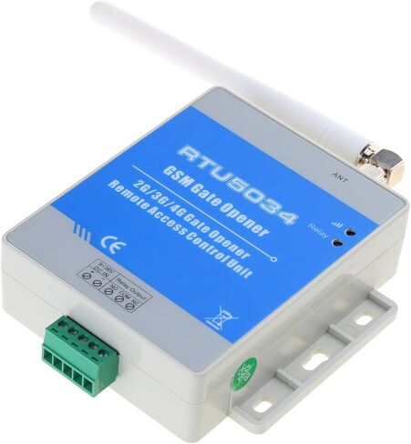 2G RTU5034 وحدة فتح بوابة المرآب اللاسلكية وحدة التحكم عن بعد تدعم 200 مستخدم من البلاستيك الأبيض in Kuwait