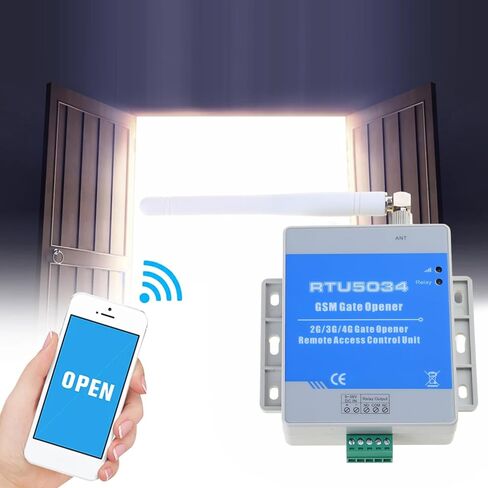 2G RTU5034 وحدة فتح بوابة المرآب اللاسلكية وحدة التحكم عن بعد تدعم 200 مستخدم من البلاستيك الأبيض in Kuwait