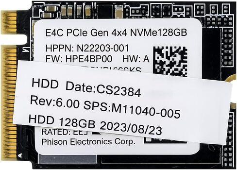 MegaPC PHISON SSD 128GB PCIe 4.0 NVMe 2230 Gen 4 Gaming M.2 بطاقة ذاكرة محرك الحالة الصلبة الداخلية - كمبيوتر محمول، متوافق مع سطح المكتب in Kuwait
