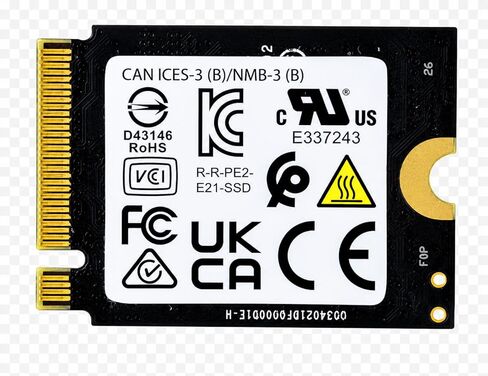 MegaPC PHISON SSD 128GB PCIe 4.0 NVMe 2230 Gen 4 Gaming M.2 بطاقة ذاكرة محرك الحالة الصلبة الداخلية - كمبيوتر محمول، متوافق مع سطح المكتب in Kuwait