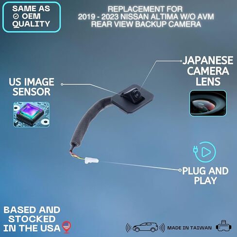 كاميرا احتياطية تحل محل 2019-2023 Nissan Altima w/o AVM OE Part # 284426CA0B, 28442-6CA0B in Kuwait