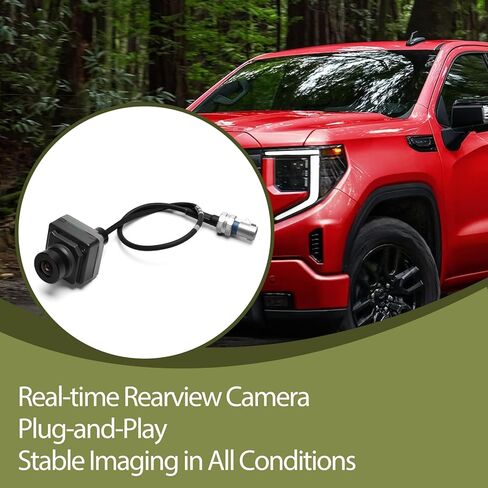 كاميرا الرؤية الخلفية متوافقة مع Chevy Silverado 1500 2500 3500 2019-2025، GMC Sierra 1500 2500 3500 2019-2025 استبدال الكاميرا الاحتياطية الخلفية 84929557 84486910 84822834 in Kuwait