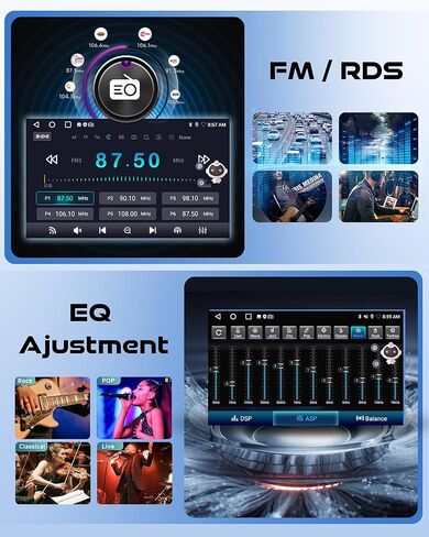 [2G+64G] Car Radio Stereo for Toyota GT86/Subaru BRZ Scion FRS 2012 2013 2014 2015 2016, Wireless CarPlay Android Auto, 9 inch 2.5D Touchscreen Stereo, 5GWiFi GPS, Backup Camera FM RDS in Kuwait