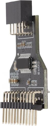مقسم USB 9 Pin - كابل تمديد USB2.0 مزدوج 9 Pin Header Hub 0. أنثى إلى 2 ذكر للاتصال USB الداخلي باللوحة الأم in Kuwait