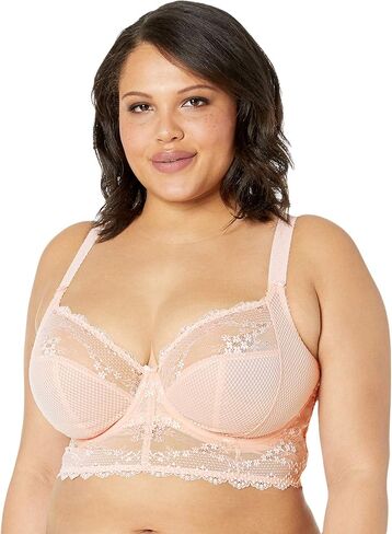 Elomi Women's Charley Bralette: أسلوب طويل للأزياء مع خطوط العنق الممتدة بامتداد أحجام المملكة المتحدة أحجام E-HH US أحجام DDD-L in Saudi Arabia
