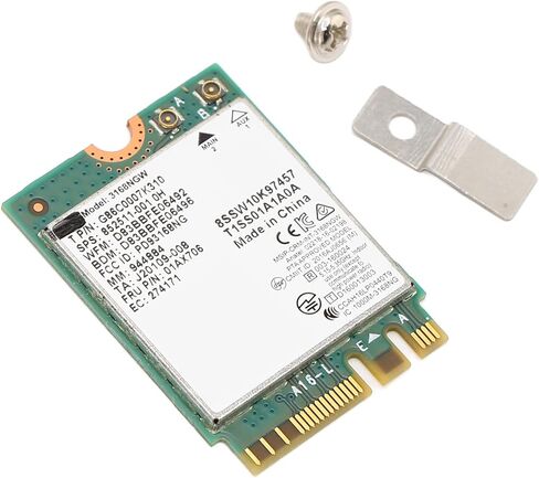 Generic 3168NGW وحدة لاسلكية، بطاقة شبكة WiFi مزدوجة النطاق 2.4G 5G مع BT4.2، لأجهزة الكمبيوتر المحمولة المزودة بفتحات NGFF in Kuwait