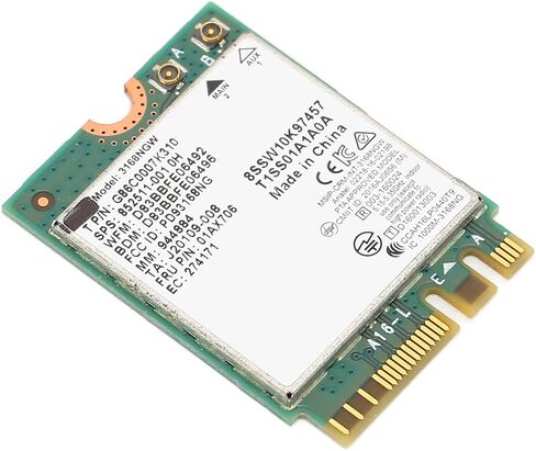 Generic 3168NGW وحدة لاسلكية، بطاقة شبكة WiFi مزدوجة النطاق 2.4G 5G مع BT4.2، لأجهزة الكمبيوتر المحمولة المزودة بفتحات NGFF in Kuwait