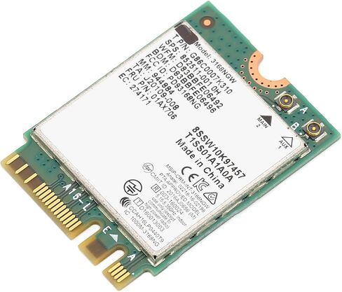 Generic 3168NGW وحدة لاسلكية، بطاقة شبكة WiFi مزدوجة النطاق 2.4G 5G مع BT4.2، لأجهزة الكمبيوتر المحمولة المزودة بفتحات NGFF in Kuwait