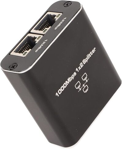 محول إيثرنت جيجابت Sxhlseller RJ45، 8 منافذ غير مُدارة، تشغيل صامت، مادة سبائك الألومنيوم، وصول متزامن للإنترنت للمنزل والمكتب in Kuwait