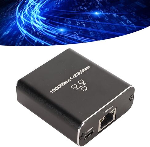 محول إيثرنت جيجابت Sxhlseller RJ45، 8 منافذ غير مُدارة، تشغيل صامت، مادة سبائك الألومنيوم، وصول متزامن للإنترنت للمنزل والمكتب in Kuwait