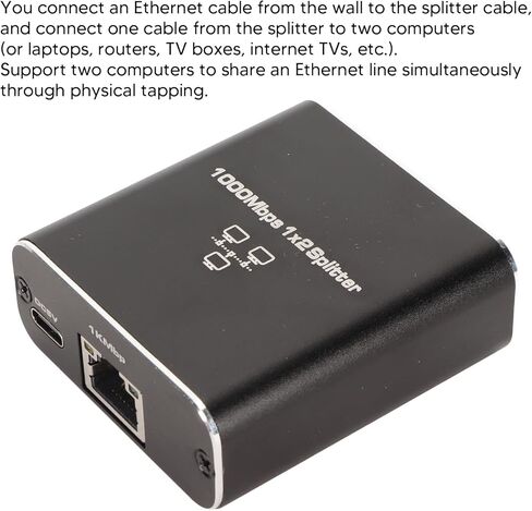 محول إيثرنت جيجابت Sxhlseller RJ45، 8 منافذ غير مُدارة، تشغيل صامت، مادة سبائك الألومنيوم، وصول متزامن للإنترنت للمنزل والمكتب in Kuwait