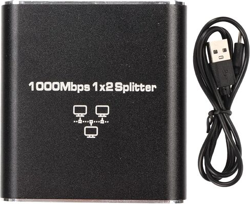 محول إيثرنت جيجابت Sxhlseller RJ45، 8 منافذ غير مُدارة، تشغيل صامت، مادة سبائك الألومنيوم، وصول متزامن للإنترنت للمنزل والمكتب in Kuwait