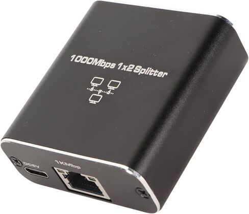 محول إيثرنت جيجابت Sxhlseller RJ45، 8 منافذ غير مُدارة، تشغيل صامت، مادة سبائك الألومنيوم، وصول متزامن للإنترنت للمنزل والمكتب in Kuwait