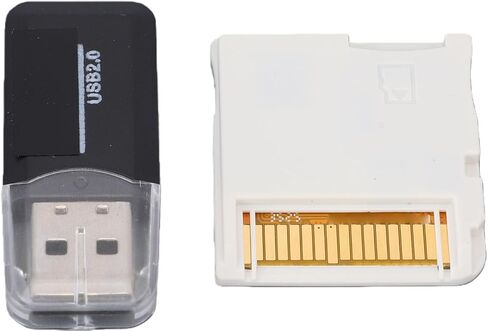 خرطوشة Fockety Dual Core Revolution، خرطوشة مع محول بطاقة لـ 2DS 3DS LL MD GB GBC FC PCE بطاقة ألعاب فيديو محملة مسبقًا للتوصيل والتشغيل (أصفر) in Kuwait