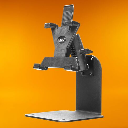 حامل الكمبيوتر اللوحي iBOLT TabDock POS - قاعدة مرجحة آمنة، حامل قابل للتعديل، وتركيب للأجهزة اللوحية مقاس 7-10 بوصات عند الدفع والأكشاك in Kuwait