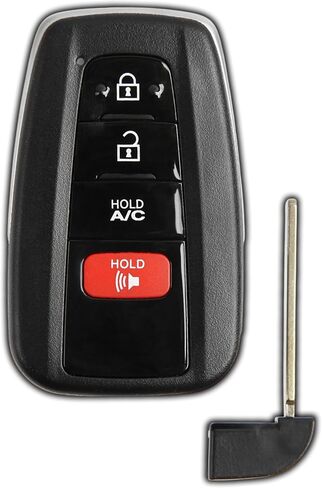 Remote 4btn AC Key Fob for Toyota Prius Prime (HYQ14FBE, 0410, 89904-47460) in Saudi Arabia