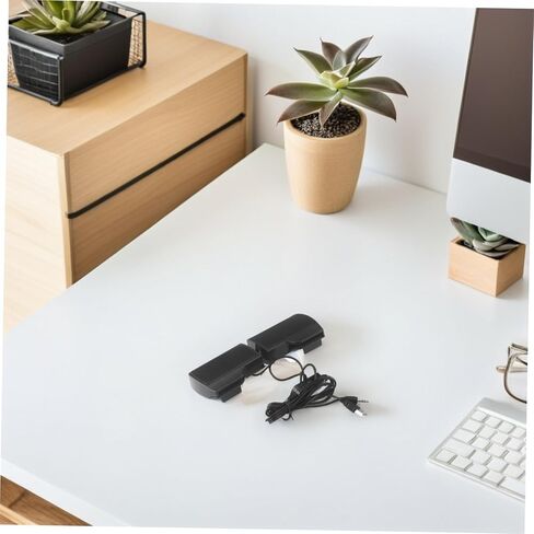 USB Clip-on Computer Speaker Portable Voice Box USB-Powered Desktop Speaker for Home Office Laptop Use with 3. Voltage Compatibility in Kuwait