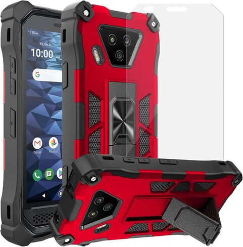 Ailiber Compatible with Kyocera DuraForce Ultra 5G, Kyocera Ultra 5G E7110 Case with Screen Protector, for Magnetic Car Mount, Kickstand Holder, Rugged Phone Cover for DuraForce Ultra 5G UW-Camouflage in Saudi Arabia